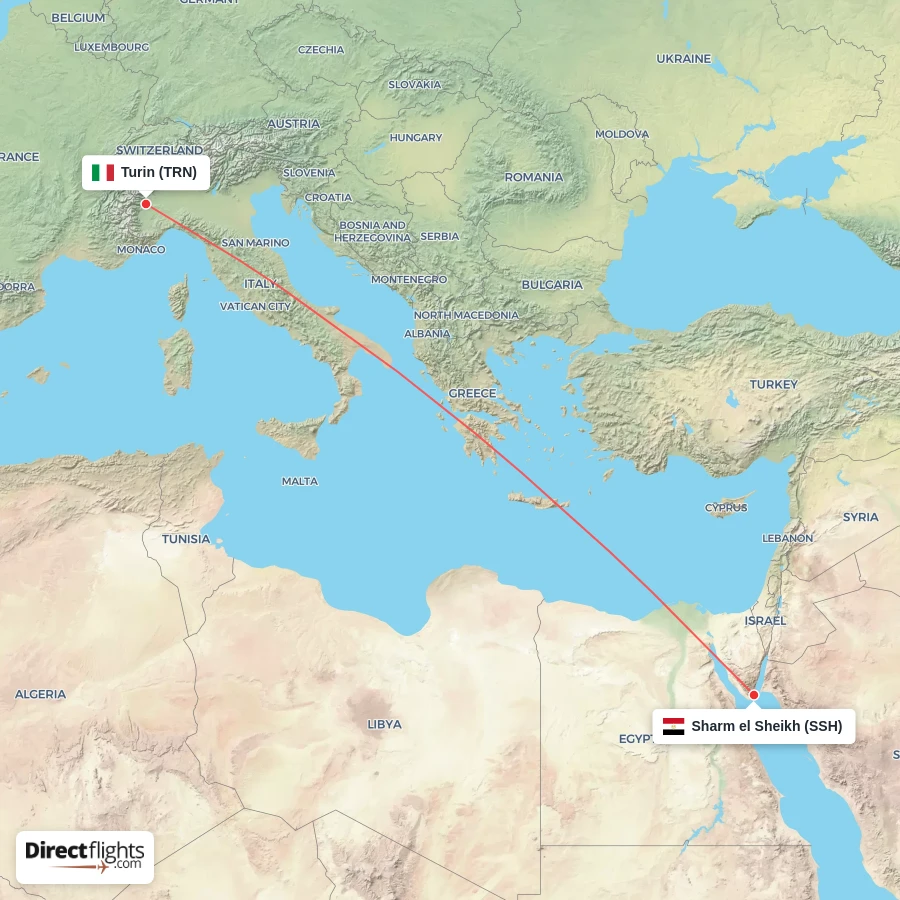 TRN - SSH route map