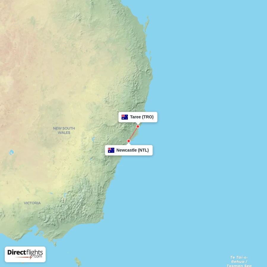 TRO - NTL route map