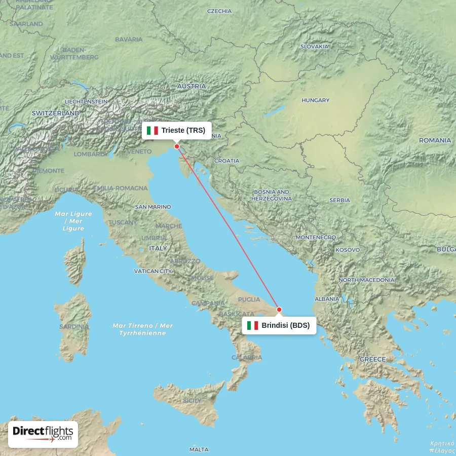 TRS - BDS route map