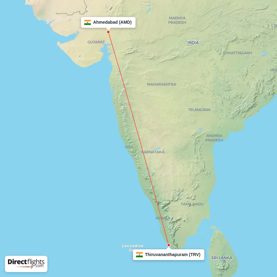 TRV - AMD route map