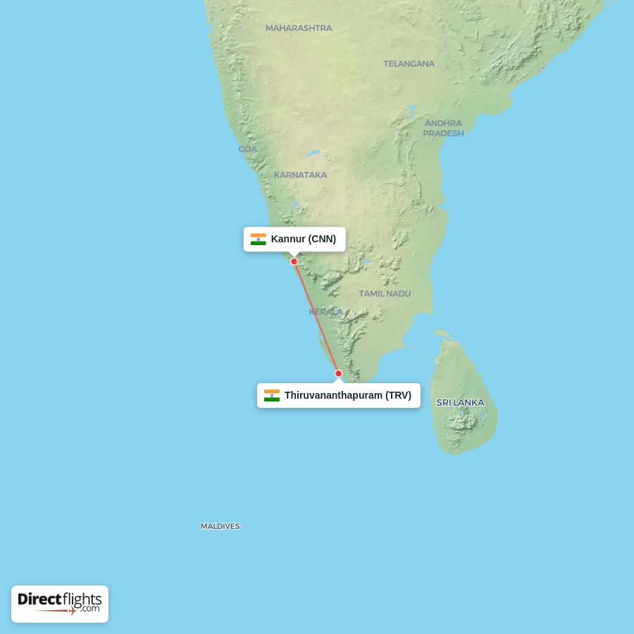 TRV - CNN route map