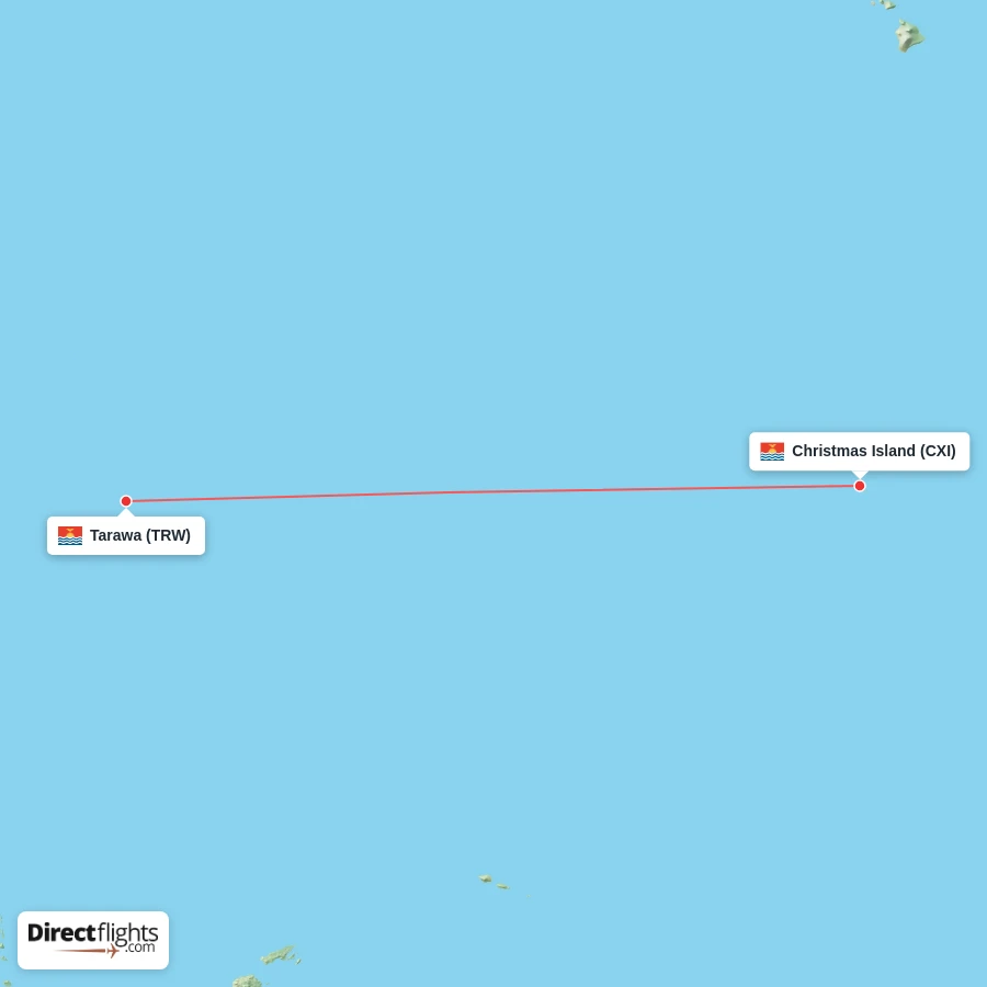 TRW - CXI route map