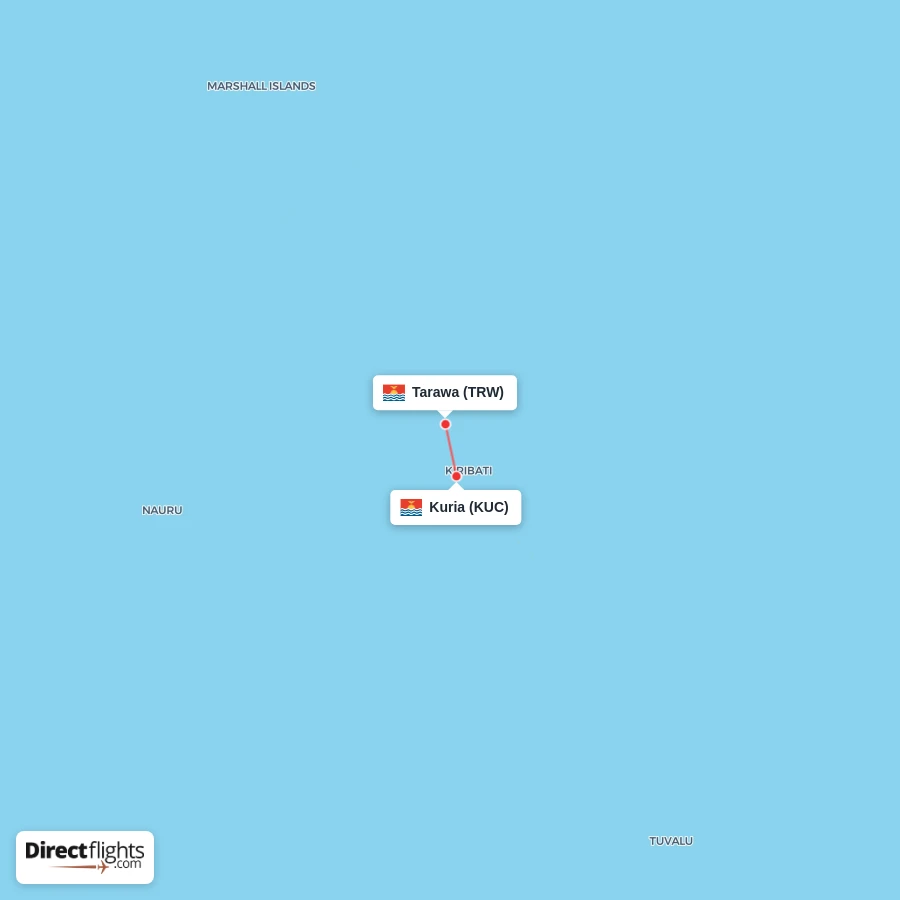 TRW - KUC route map