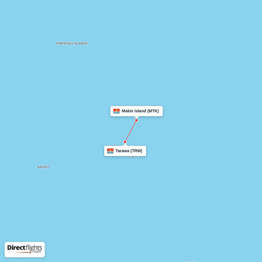 TRW - MTK route map