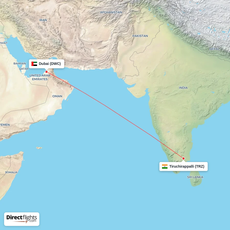 TRZ - DWC route map