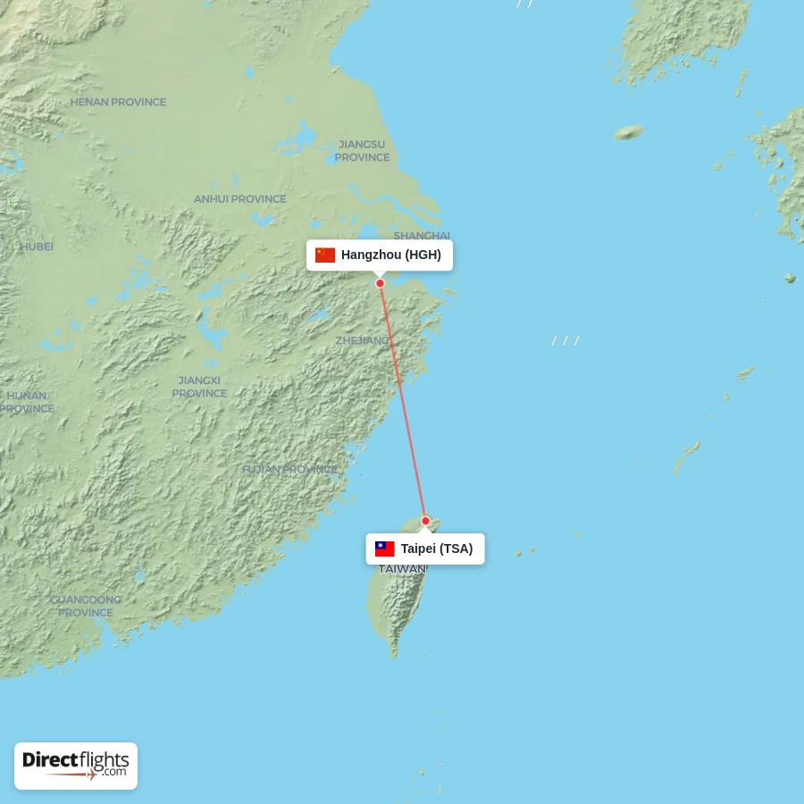TSA - HGH route map