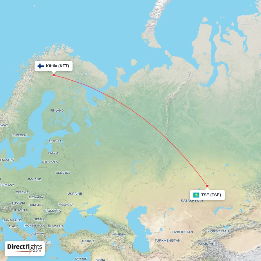 TSE - KTT route map