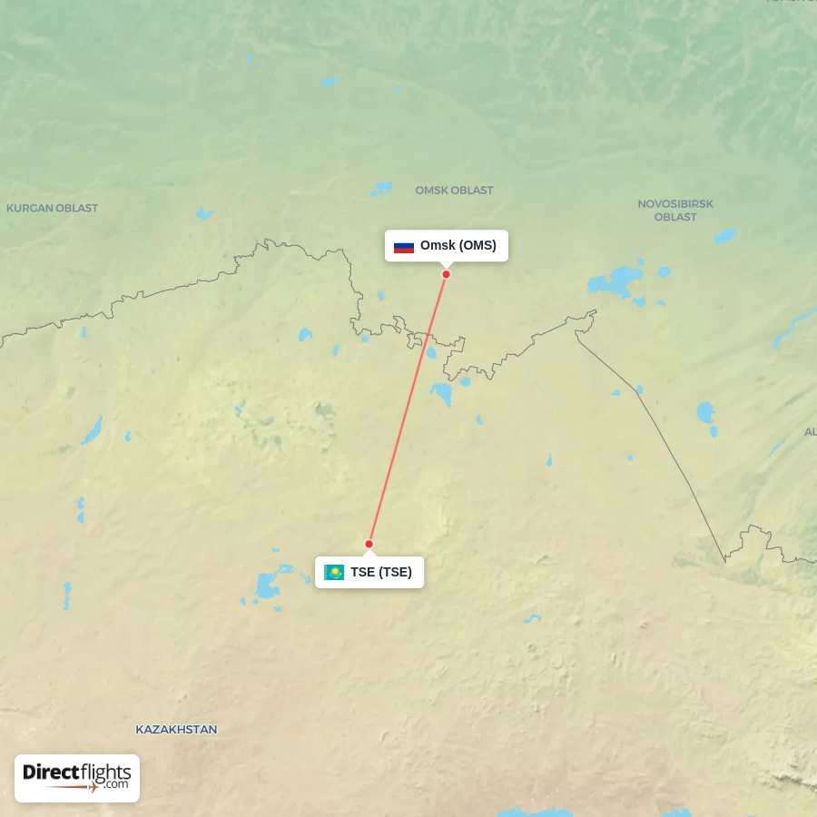 TSE - OMS route map