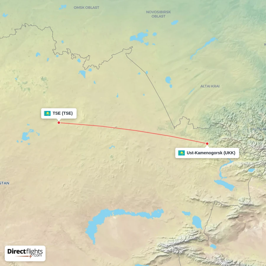 TSE - UKK route map