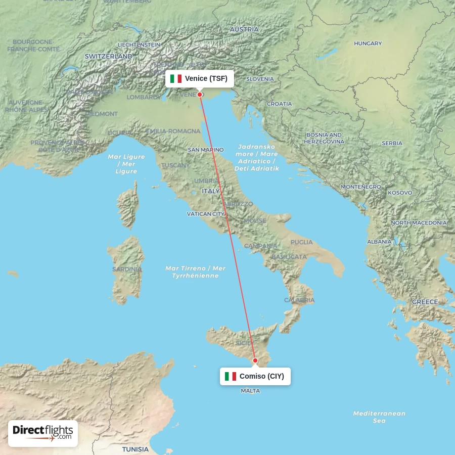 TSF - CIY route map