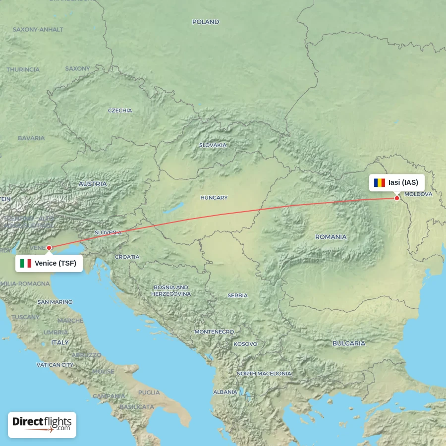 TSF - IAS route map