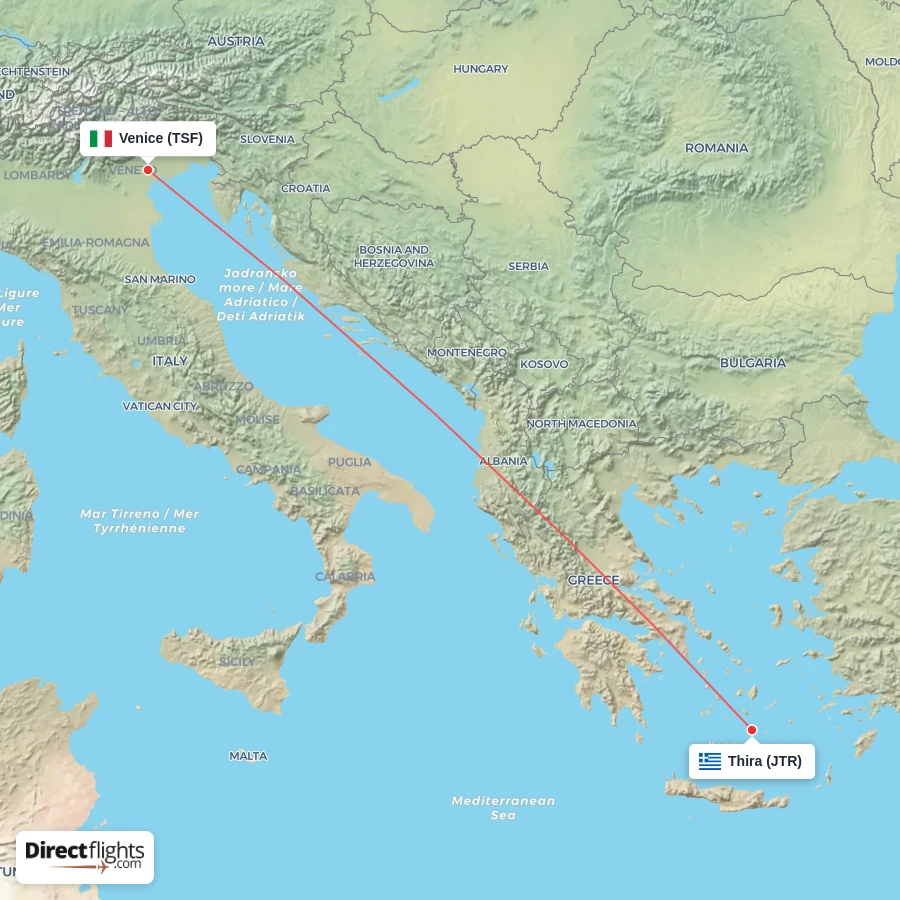 TSF - JTR route map