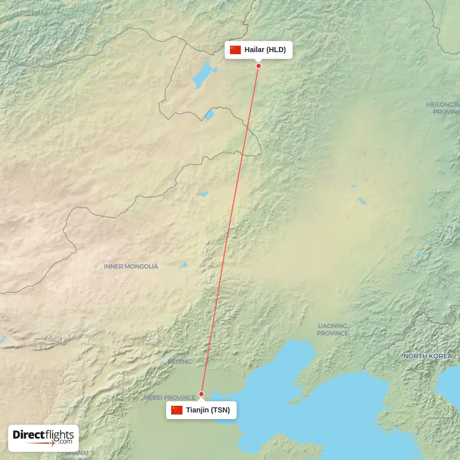 TSN - HLD route map