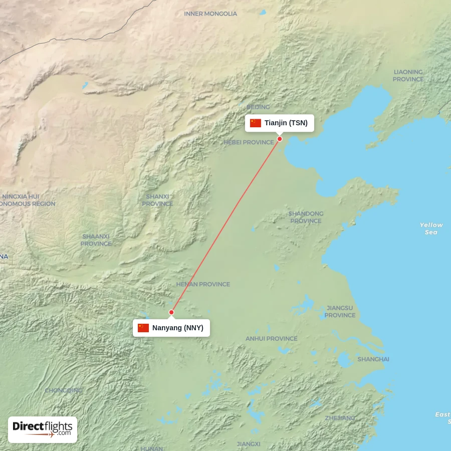 TSN - NNY route map