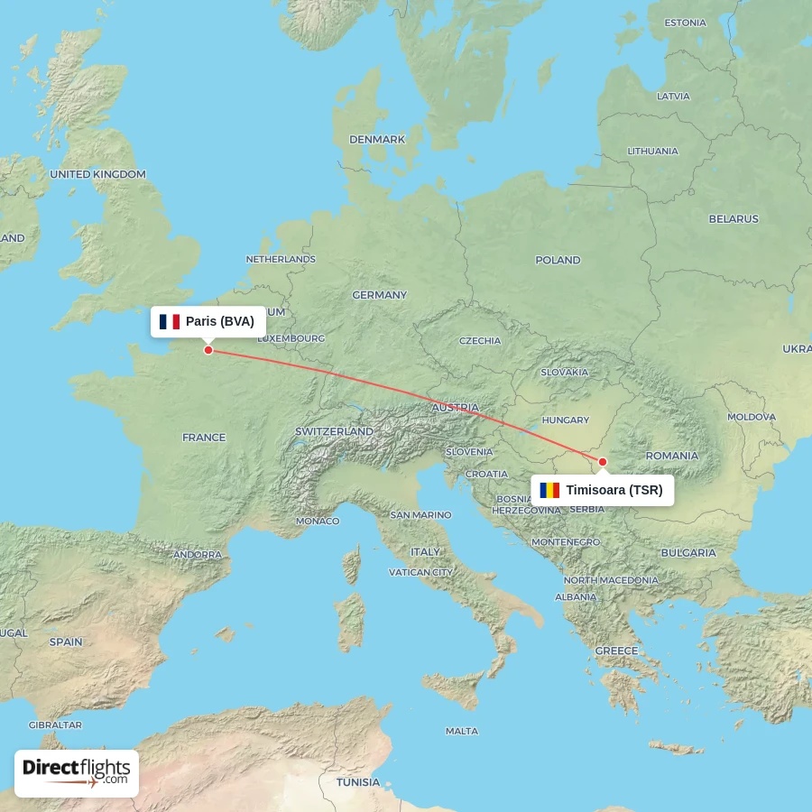 TSR - BVA route map