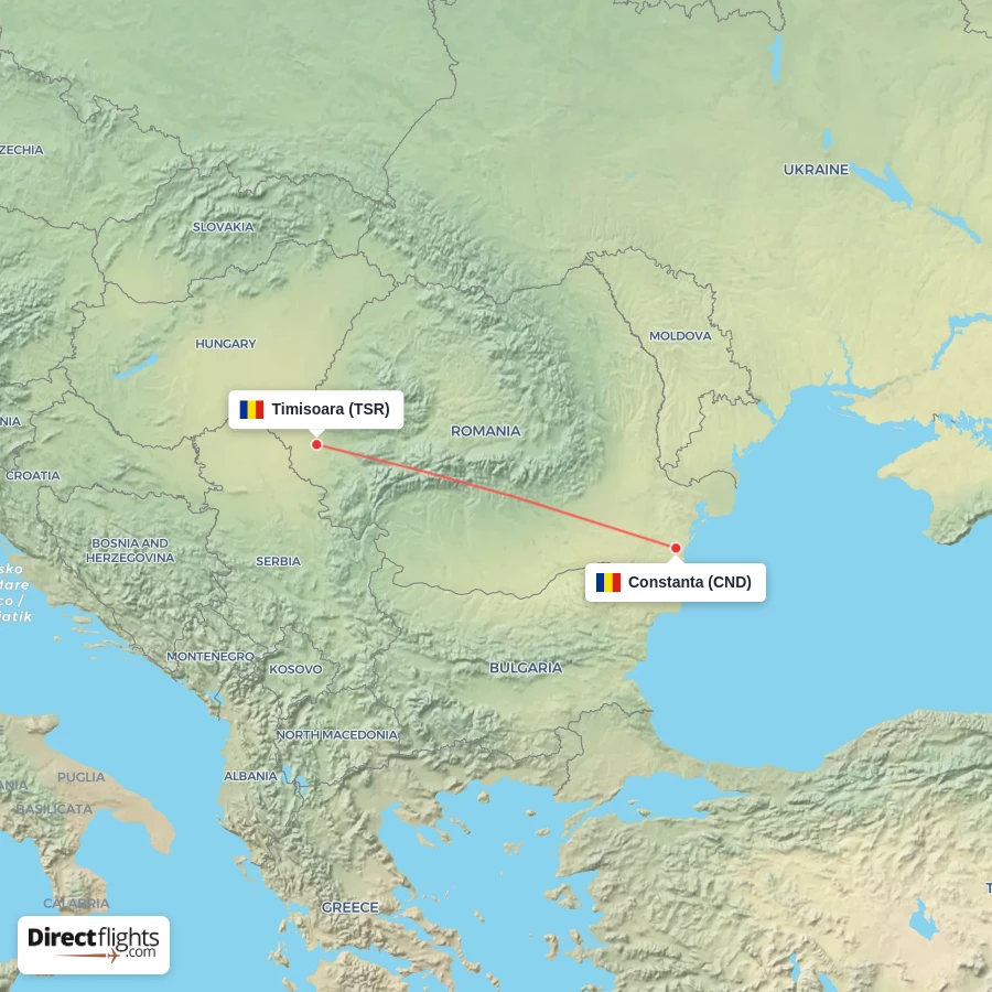 TSR - CND route map