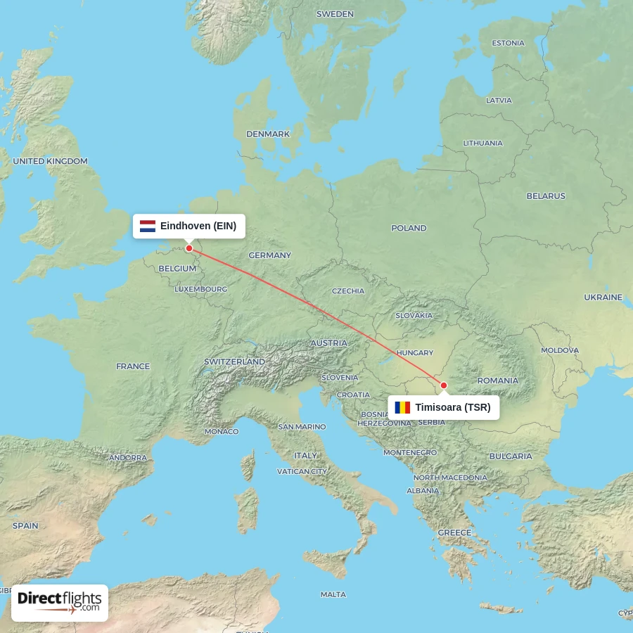 TSR - EIN route map