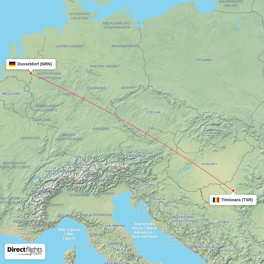 TSR - NRN route map