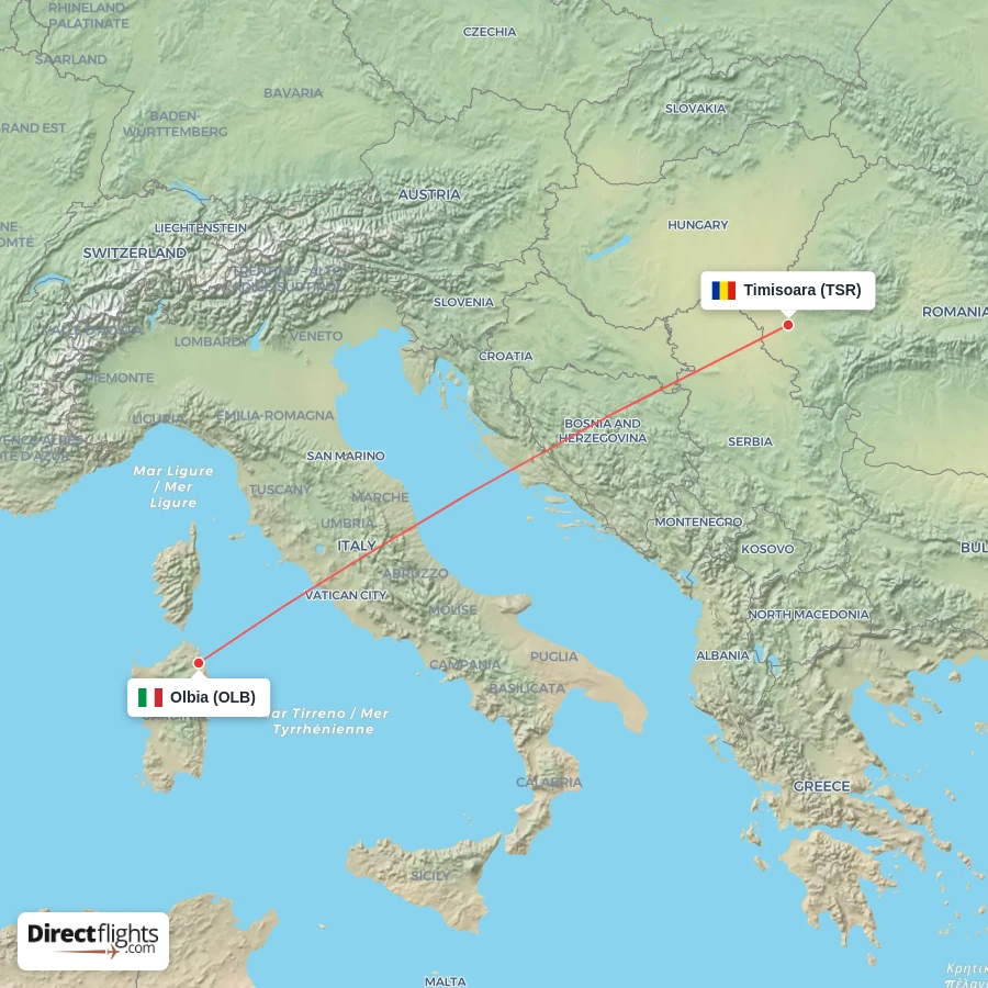 TSR - OLB route map