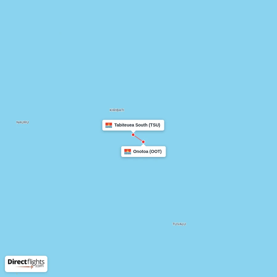 TSU - OOT route map