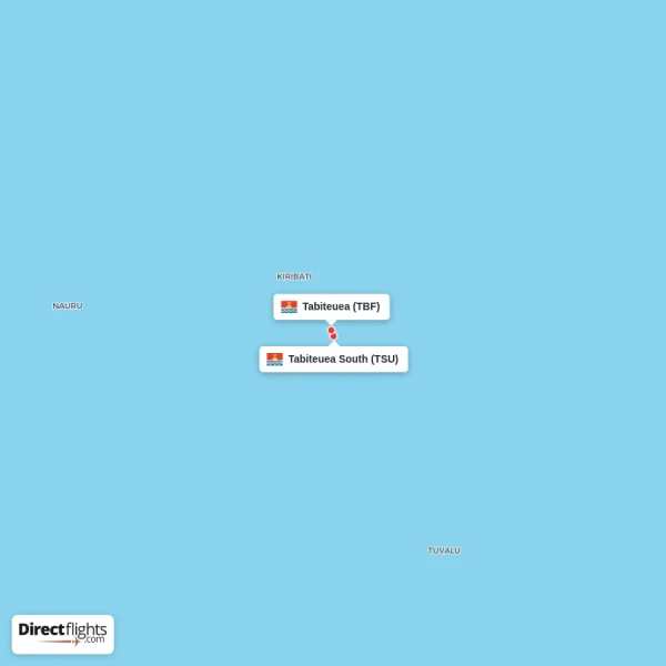 Tabiteuea South - Tabiteuea direct flight map