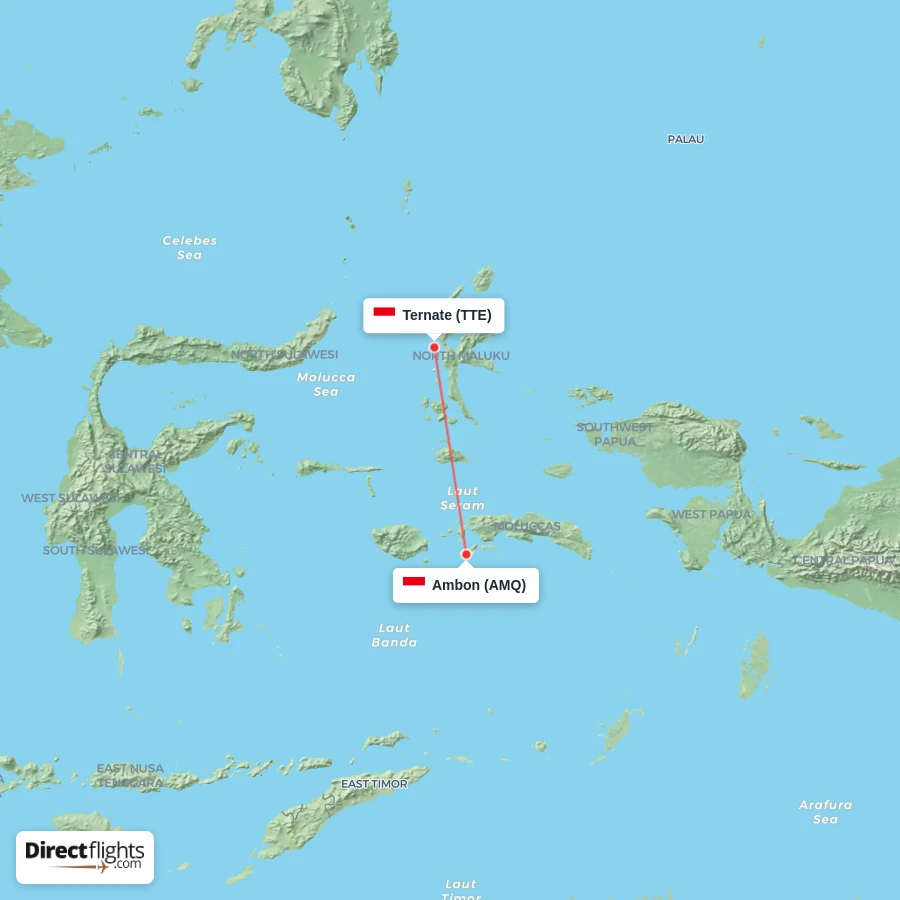 TTE - AMQ route map