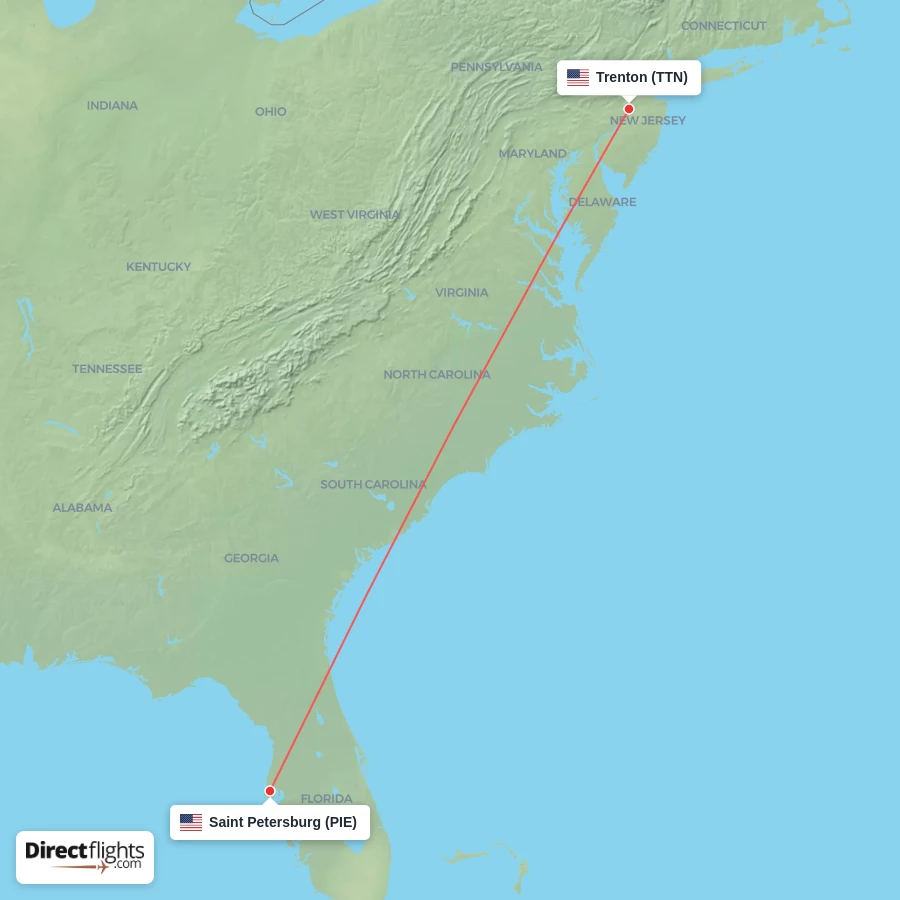 TTN - PIE route map