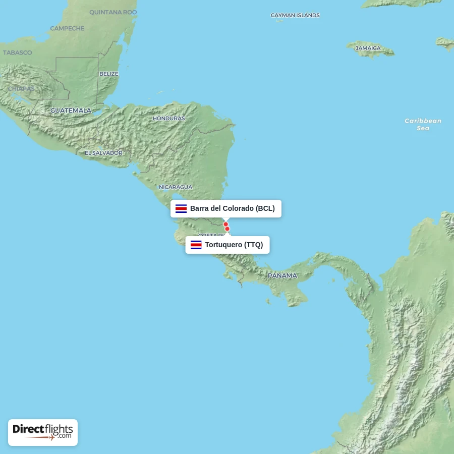 TTQ - BCL route map