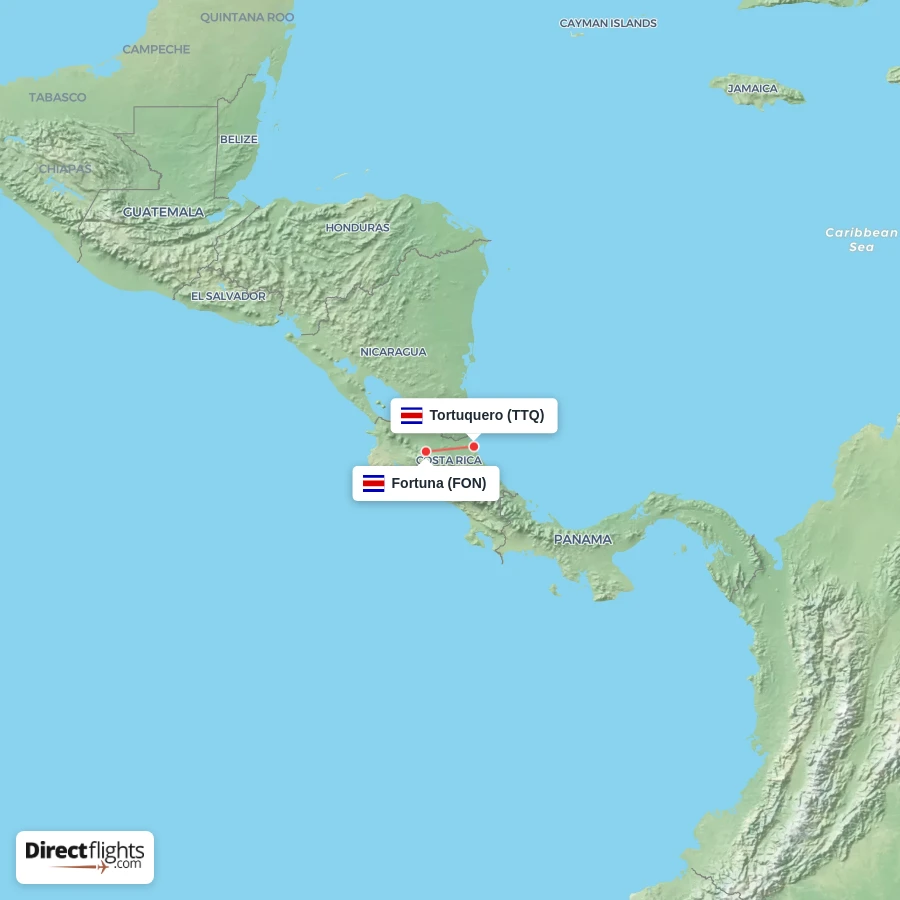 TTQ - FON route map