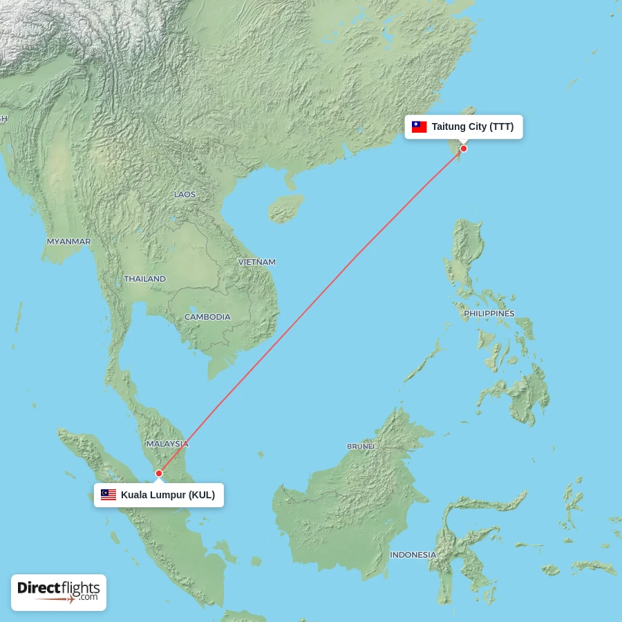 TTT - KUL route map