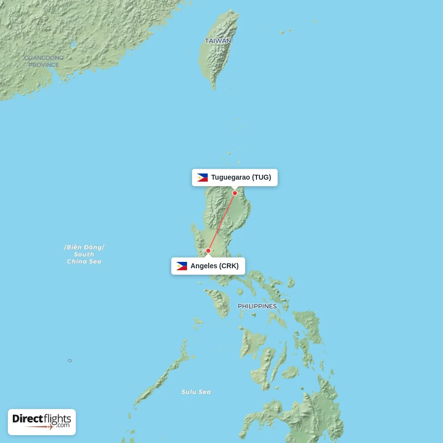 TUG - CRK route map