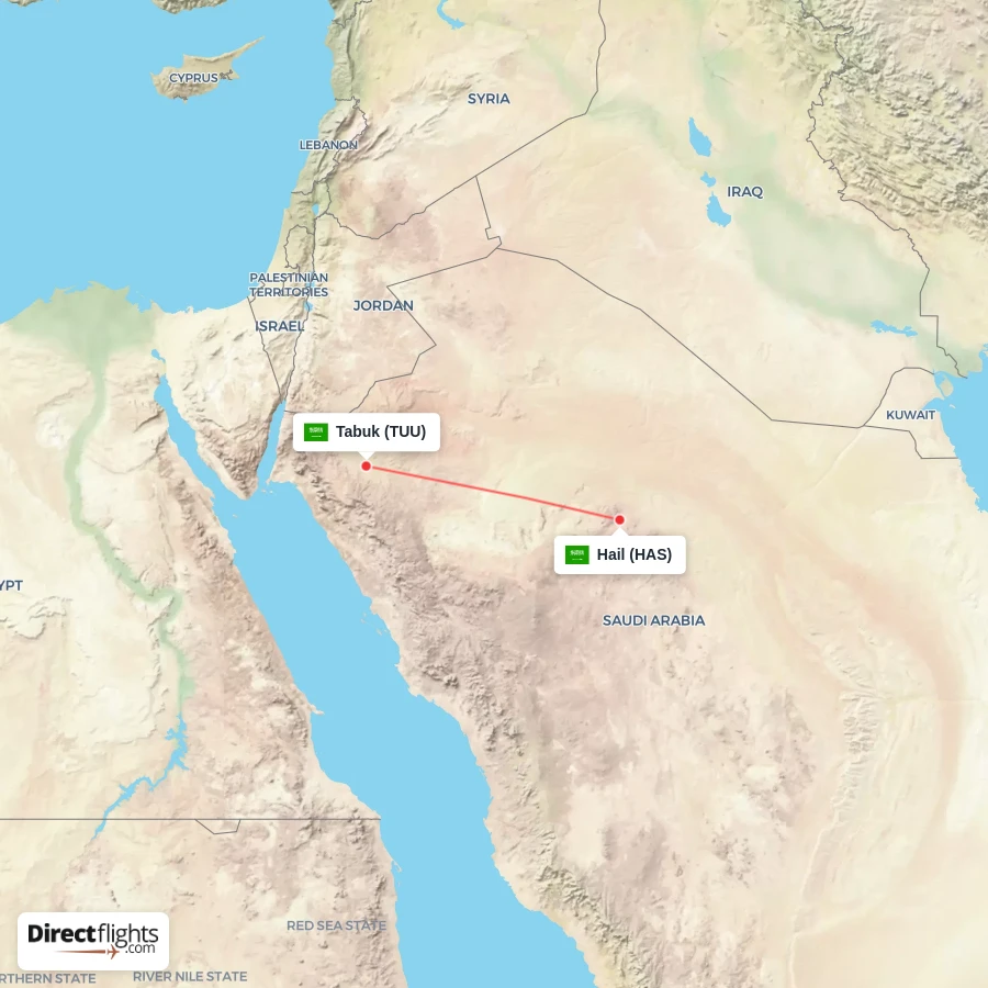 TUU - HAS route map