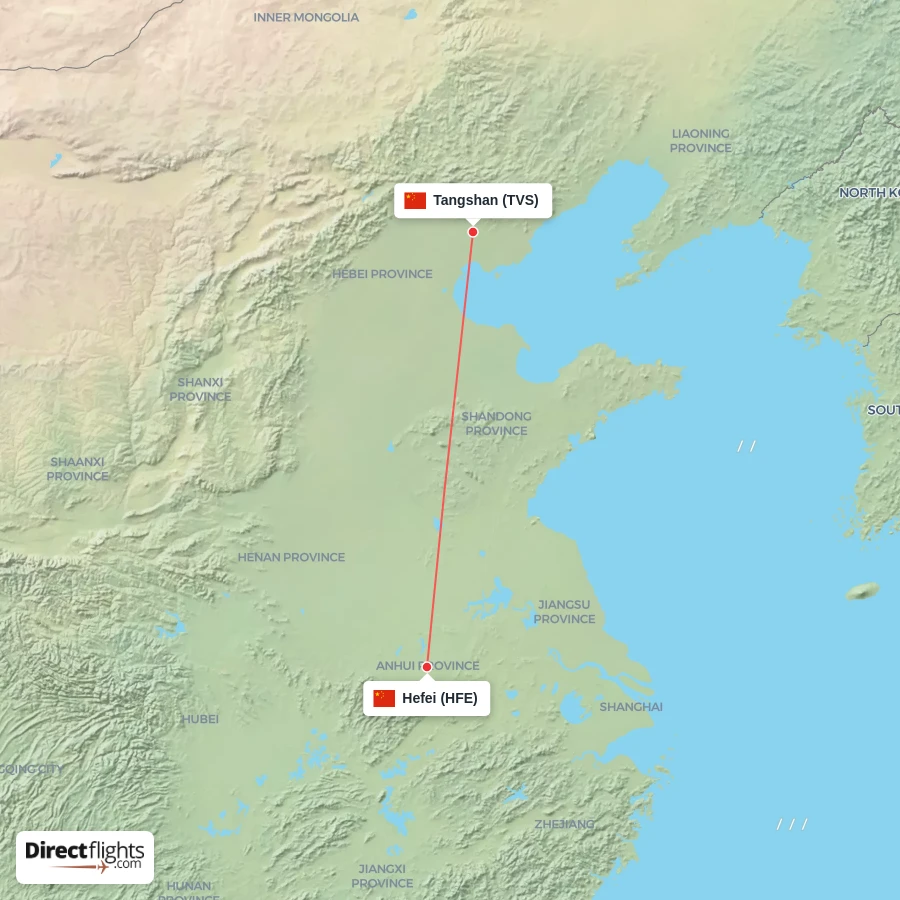 TVS - HFE route map