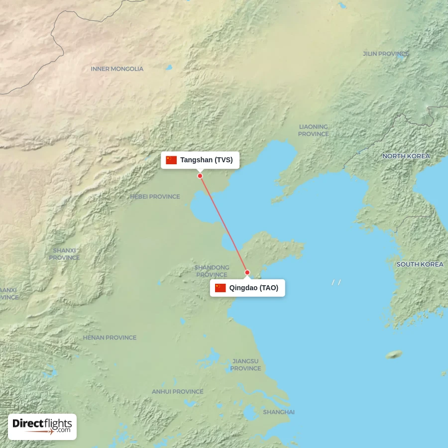 TVS - TAO route map