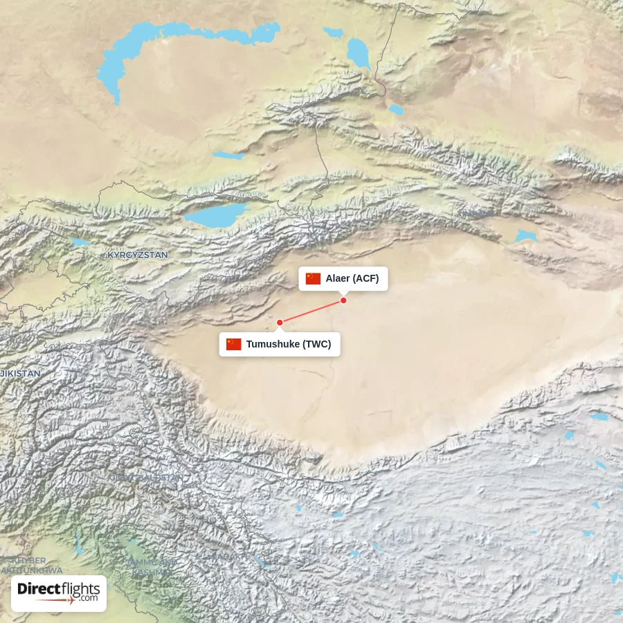 TWC - ACF route map