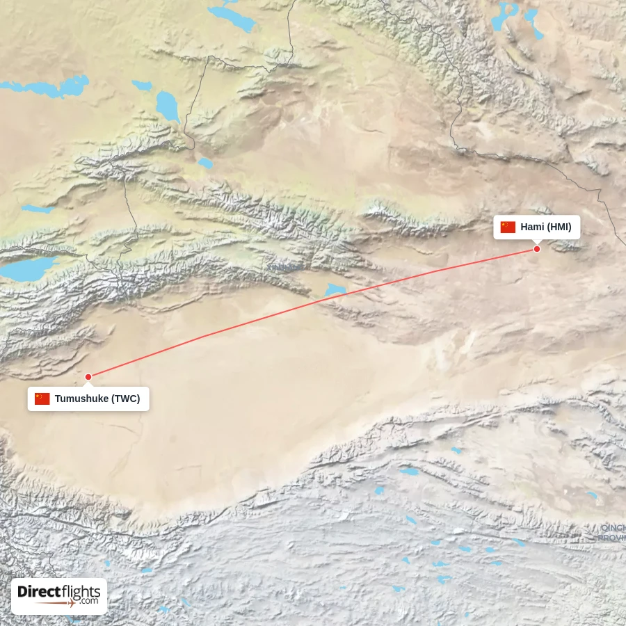 TWC - HMI route map