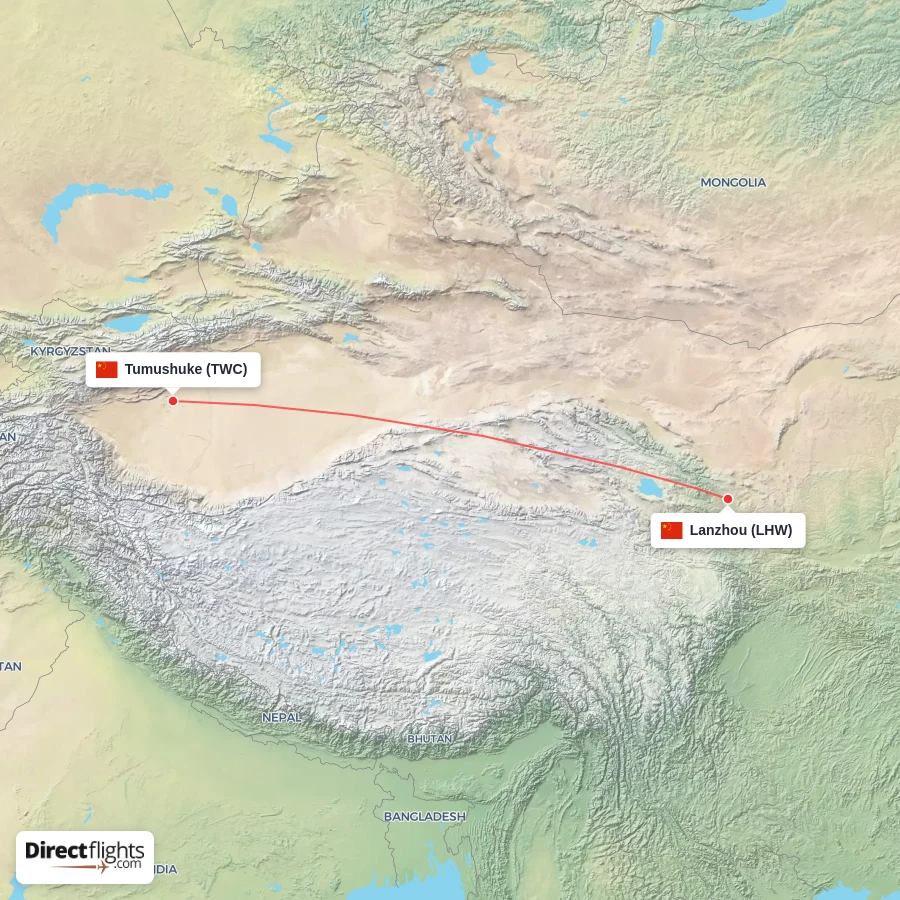 TWC - LHW route map
