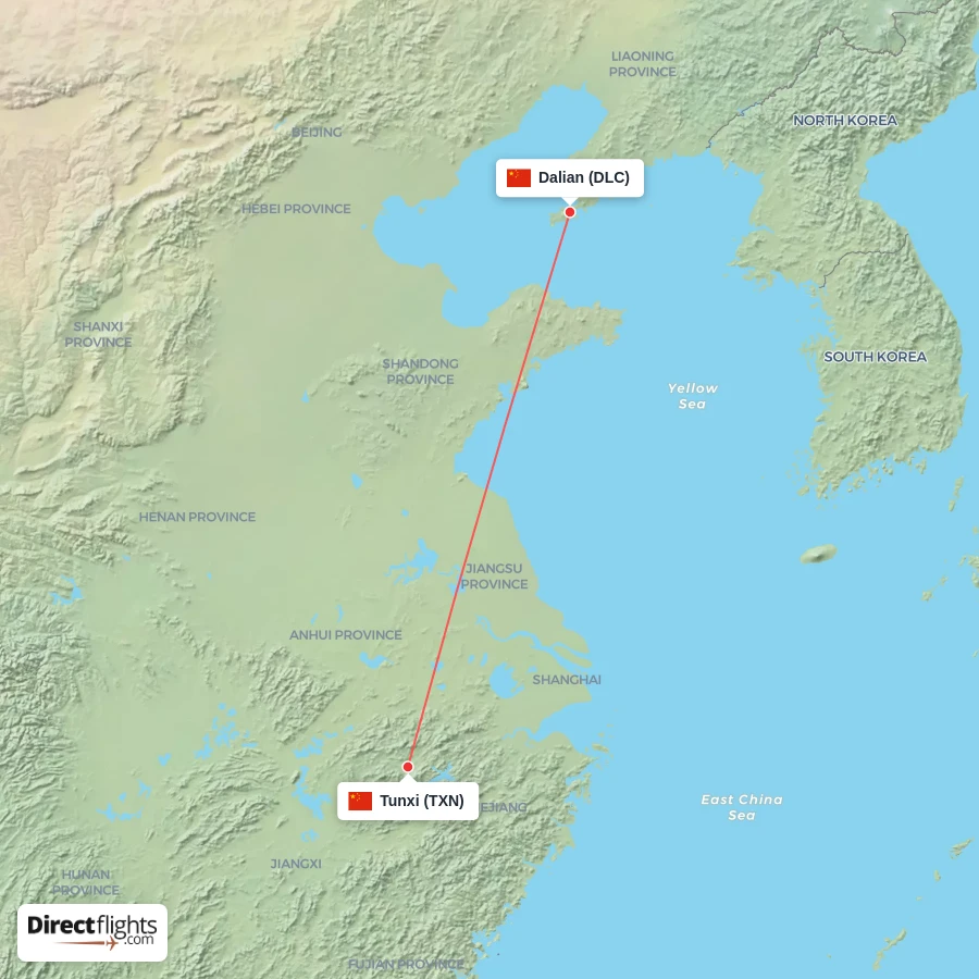 TXN - DLC route map