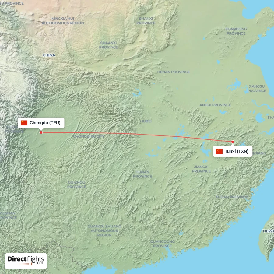 TXN - TFU route map
