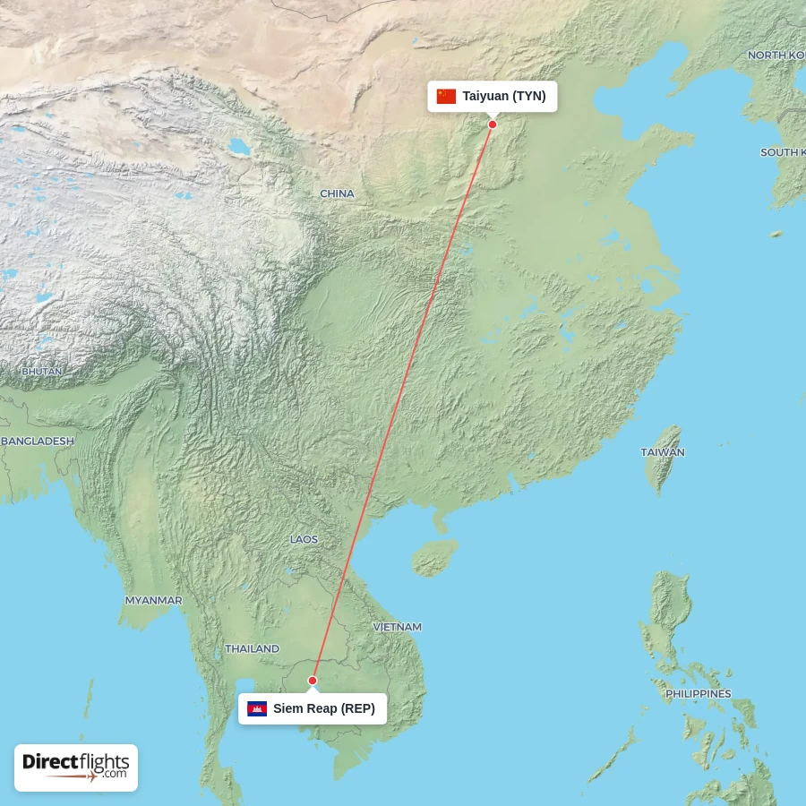 TYN - REP route map