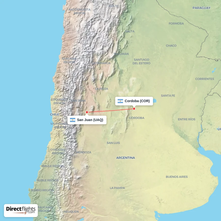 UAQ - COR route map