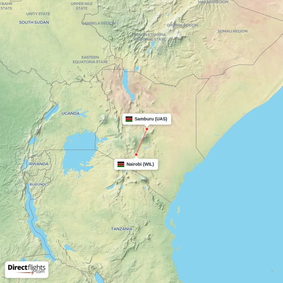 UAS - WIL route map