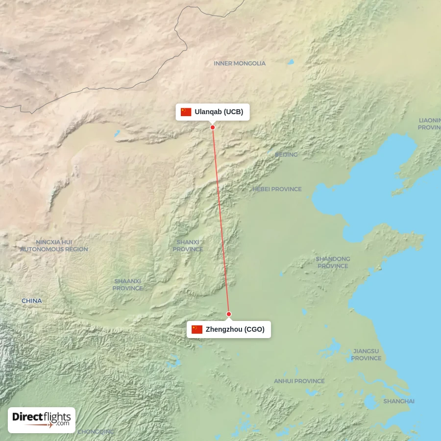 UCB - CGO route map
