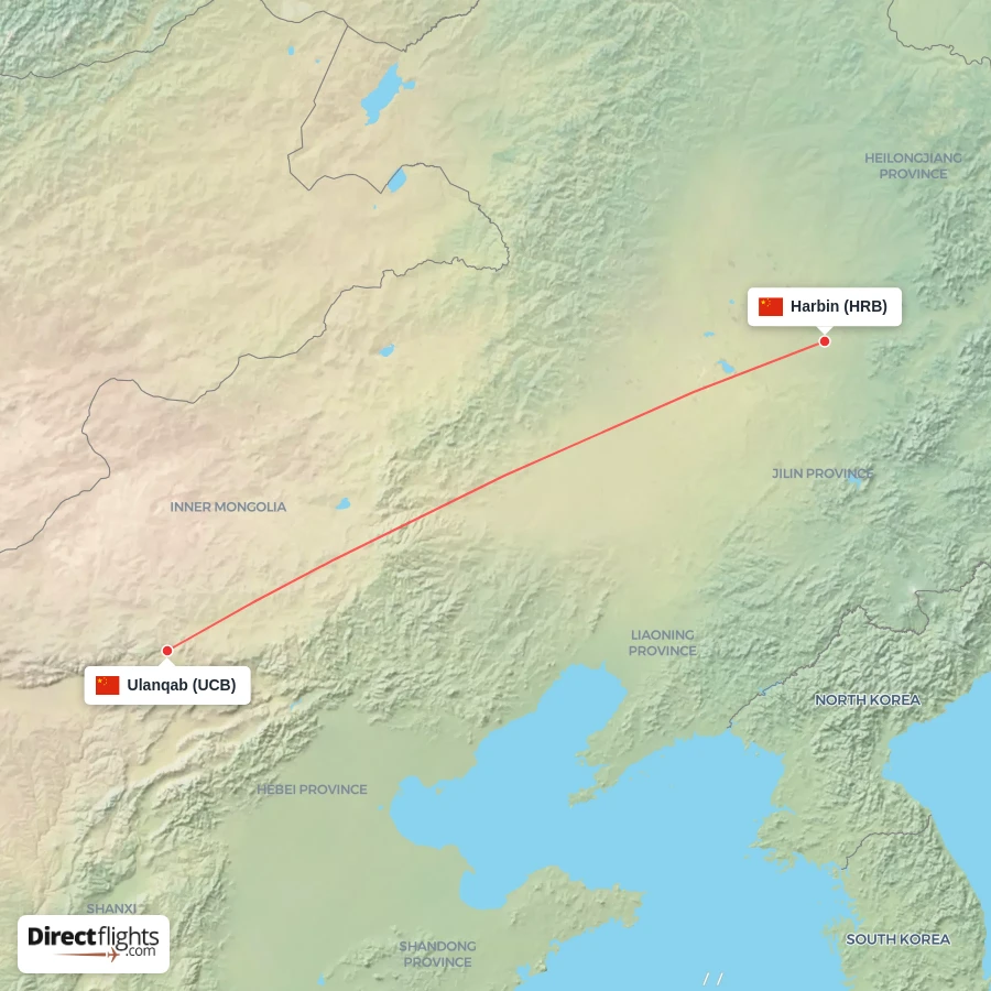 UCB - HRB route map