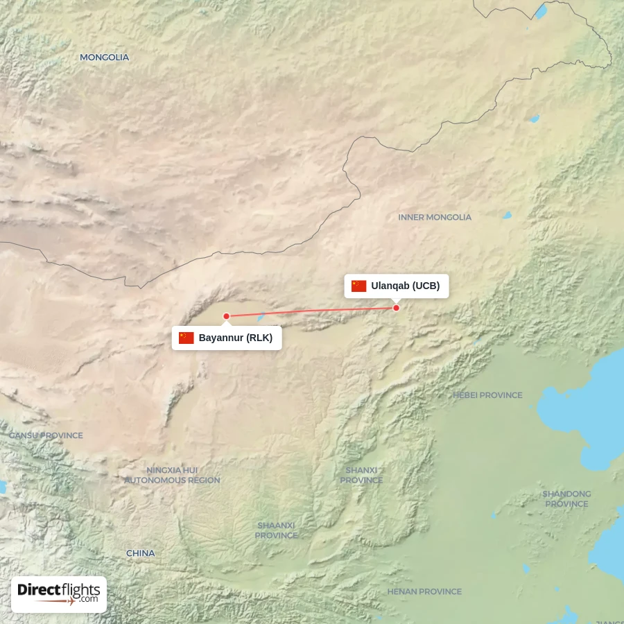 UCB - RLK route map