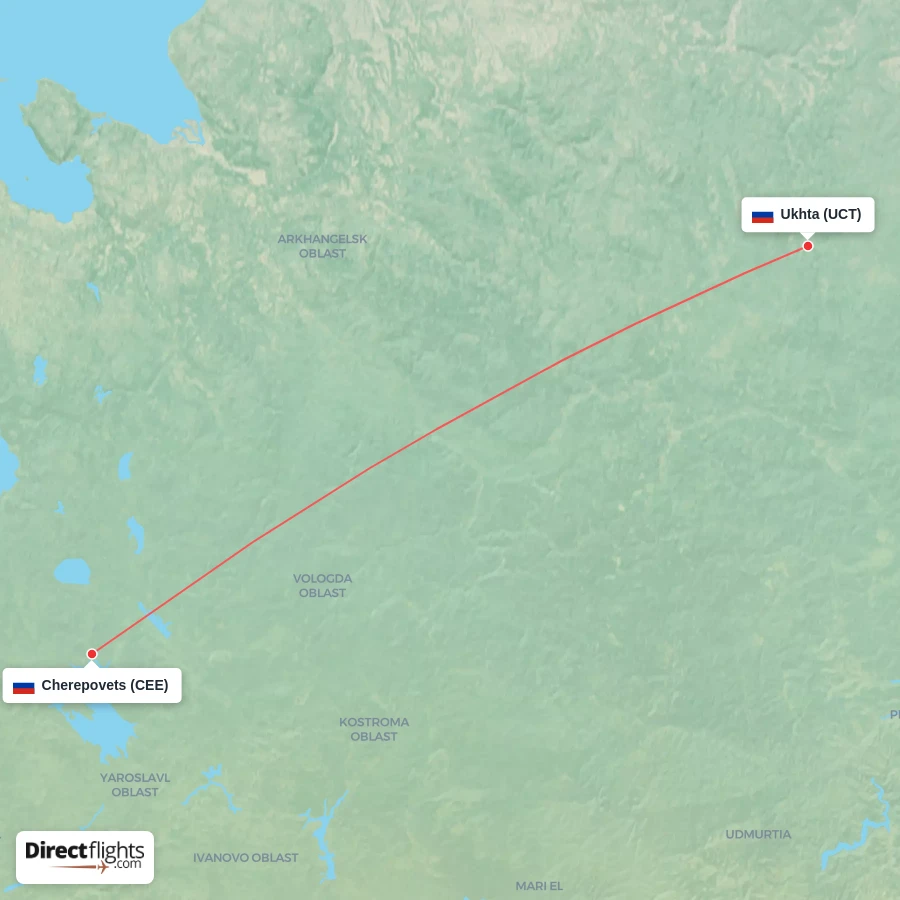 UCT - CEE route map