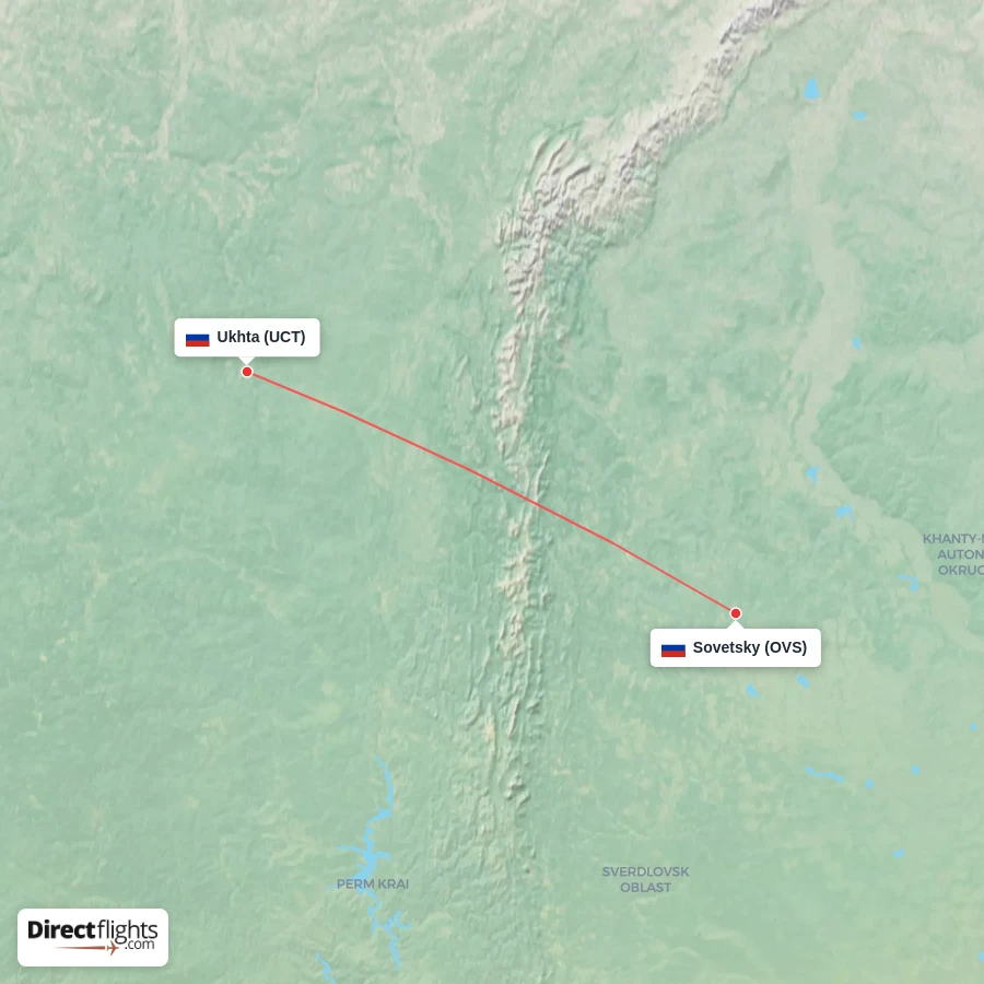 UCT - OVS route map