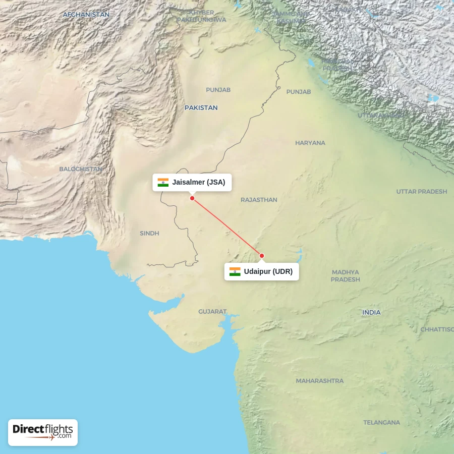 UDR - JSA route map