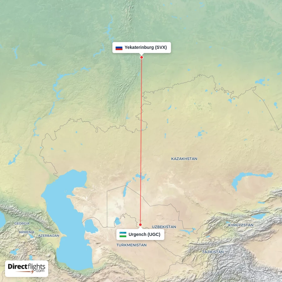 UGC - SVX route map