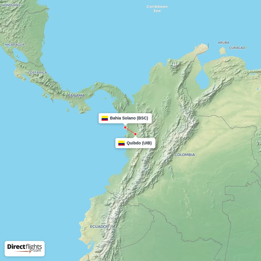 UIB - BSC route map